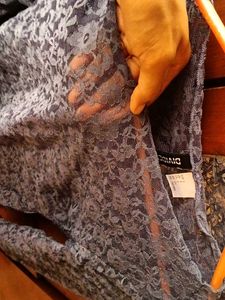 Sheer Floral Lace Long Sleeve Top