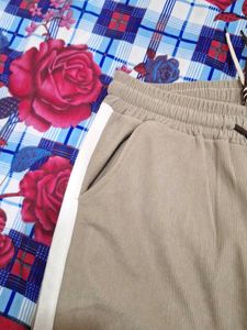 Casual Wide Leg Pants with Side Stripe
