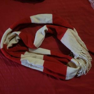 Striped Knit Scarf