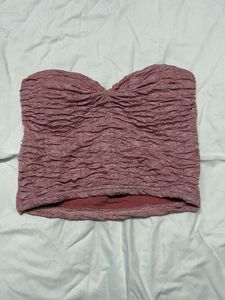 Chic Ruched Strapless Tube Top