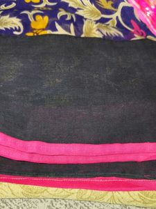 Elegant Floral Print Saree