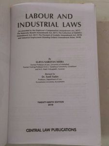 Labour &amp; Industrial Laws Book
