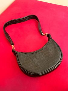 Black HalfMoon Bag