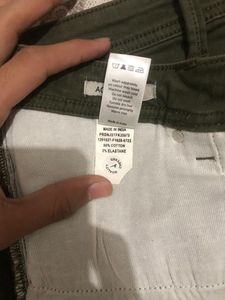 Olive Green Slim Fit Chinos