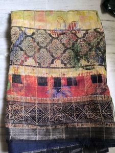 Saree with stitched blouse
