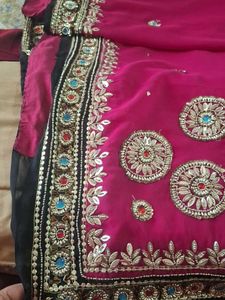 Designer Embroidered Silk Saree