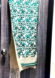 Embroidered Kurta Fabric Set