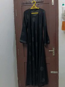 Black Ethnic umbrella abhaya