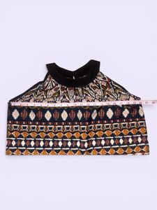 Boho Print Halter Top