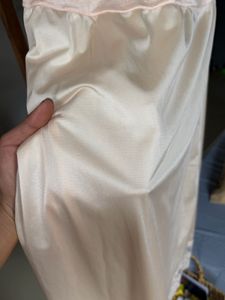 Ivory Lace Satin Nightdress