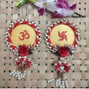 Decorative Om & Swastik Wall Hanging