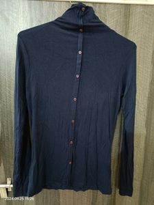 High Neck Stretchable Top