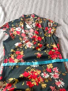 Floral Print Top strechable