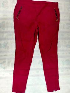 Brand New Maroon Red Jaggings