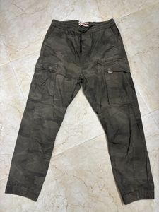 Men's Camo Cargo Jogger Pants