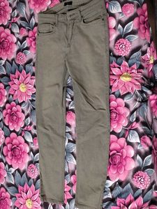 Men's Olive Green Slim Fit Chinos