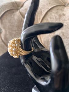 Vintage Faux Pearl Ring