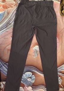Stylish Black Pants with Tie Detail