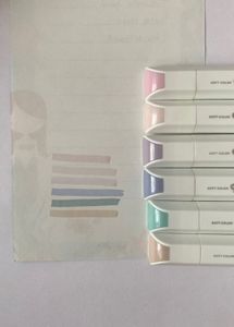 Daiso Korea Pastel Highlighters (6)