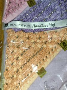 Set of 3 Embroidered Handkerchiefs