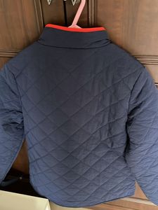 Lee Navy Blue Quilted Jacket
