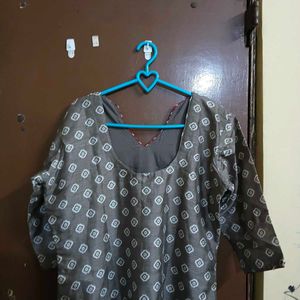 Elegant Printed Kurta Set with Dupatta
