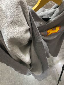 Thrasher Flame Logo grey Hoodie