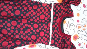 FREE DELIVERY Red And Black 🖤 Kurti ... Stitched