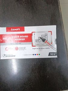 NEW BLACK LUXOR WHITE BOARD MARKAR