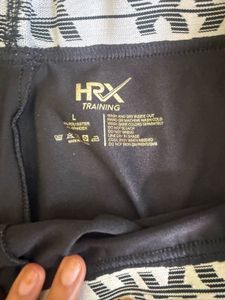 HRX Black tights gym sports athleisure