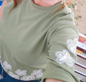 🥰Green Floral Print Long Sleeve Top🥰