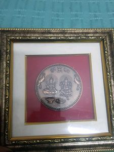 Laxmi Ganesh Frame Wall Decoration Piece