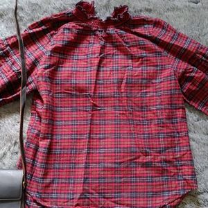 beautiful red chex tshirt