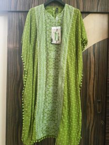 Green Juniper Kaftan Without Belt