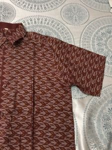 Men’s Patterned Short Sleeve Shirt