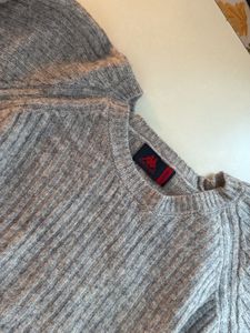 Cozy Grey Knit Sweater