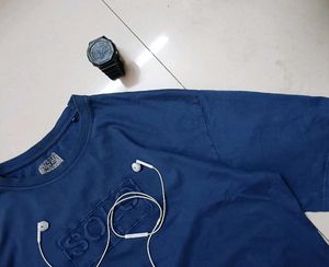 Korean Y2K Thick Relaxed Tee