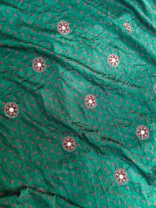 Stunning Green Silk Saree
