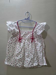 Cute Floral Print Top
