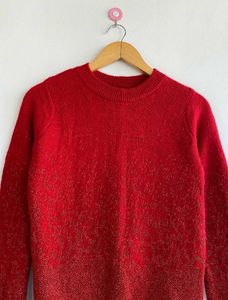 H&amp;M Red Pullover Sweater