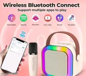 Portable Karaoke Speaker with Wireless Mic 💫