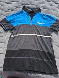 Supreme Color Block Polo Shirt