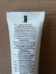Sealed Pack, Mamaearth Onion Shampoo, 20ml Sample