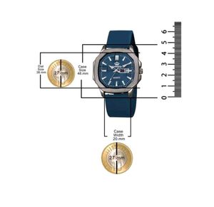Men's Blue Dial Quartz Watch