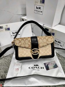 COACH* *GEORGIE SHOULDER BAG IN COLORBLOCK SIGNATU