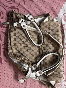 VINTAGE Gucci Monogram Hobo Bag