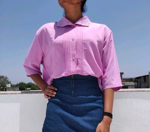 New Vintage Shirt With Designer Collar