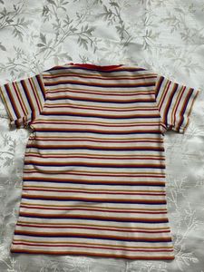 Striped Crew Neck T-Shirt