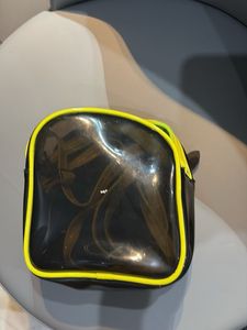 Clear & Yellow Pouch