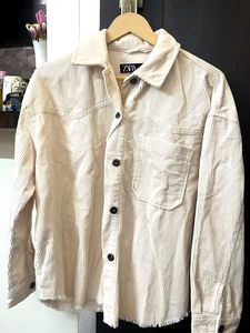 Zara Corduroy Overshirt Jacket